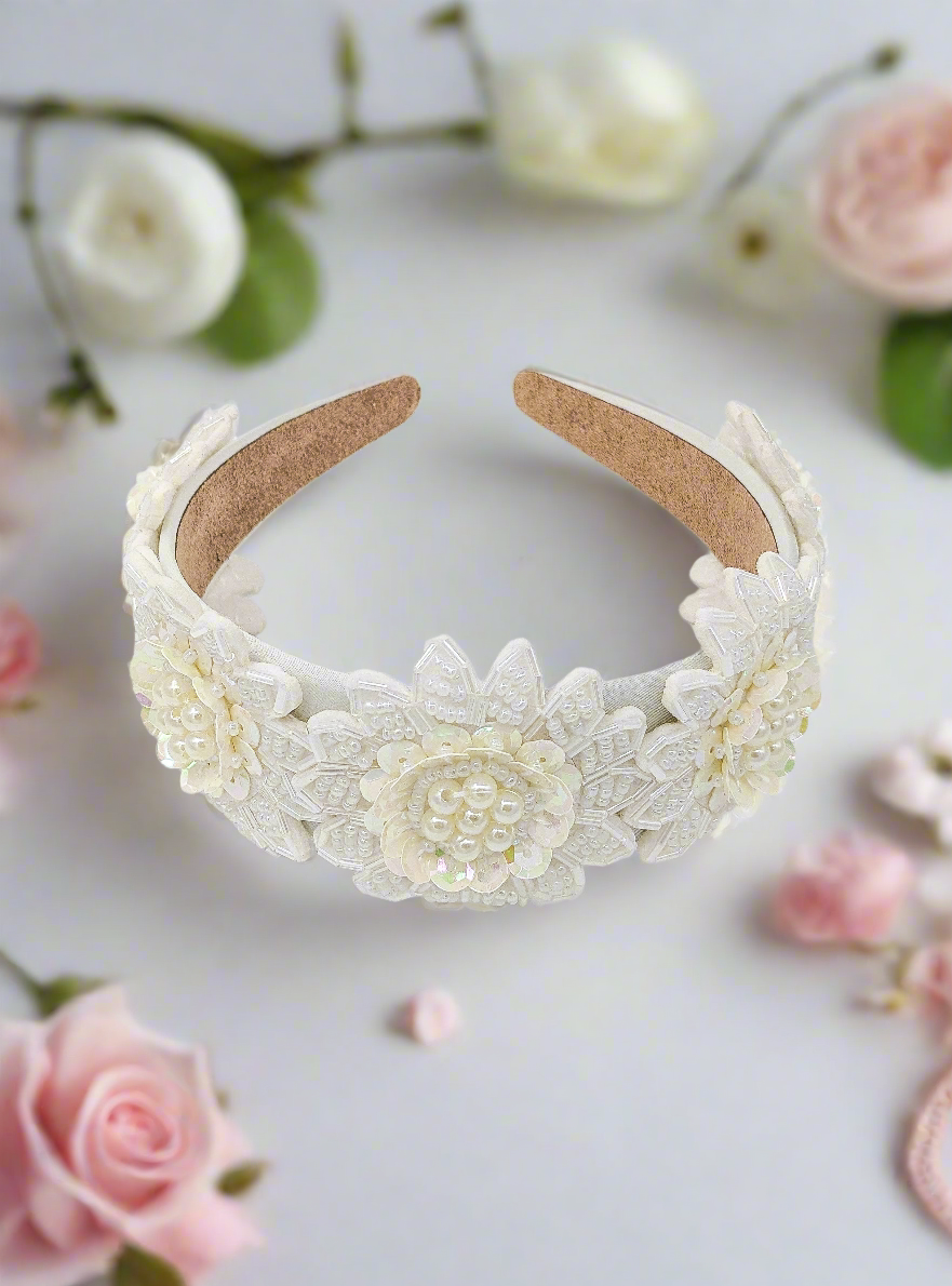 Pearl Blossom Headband