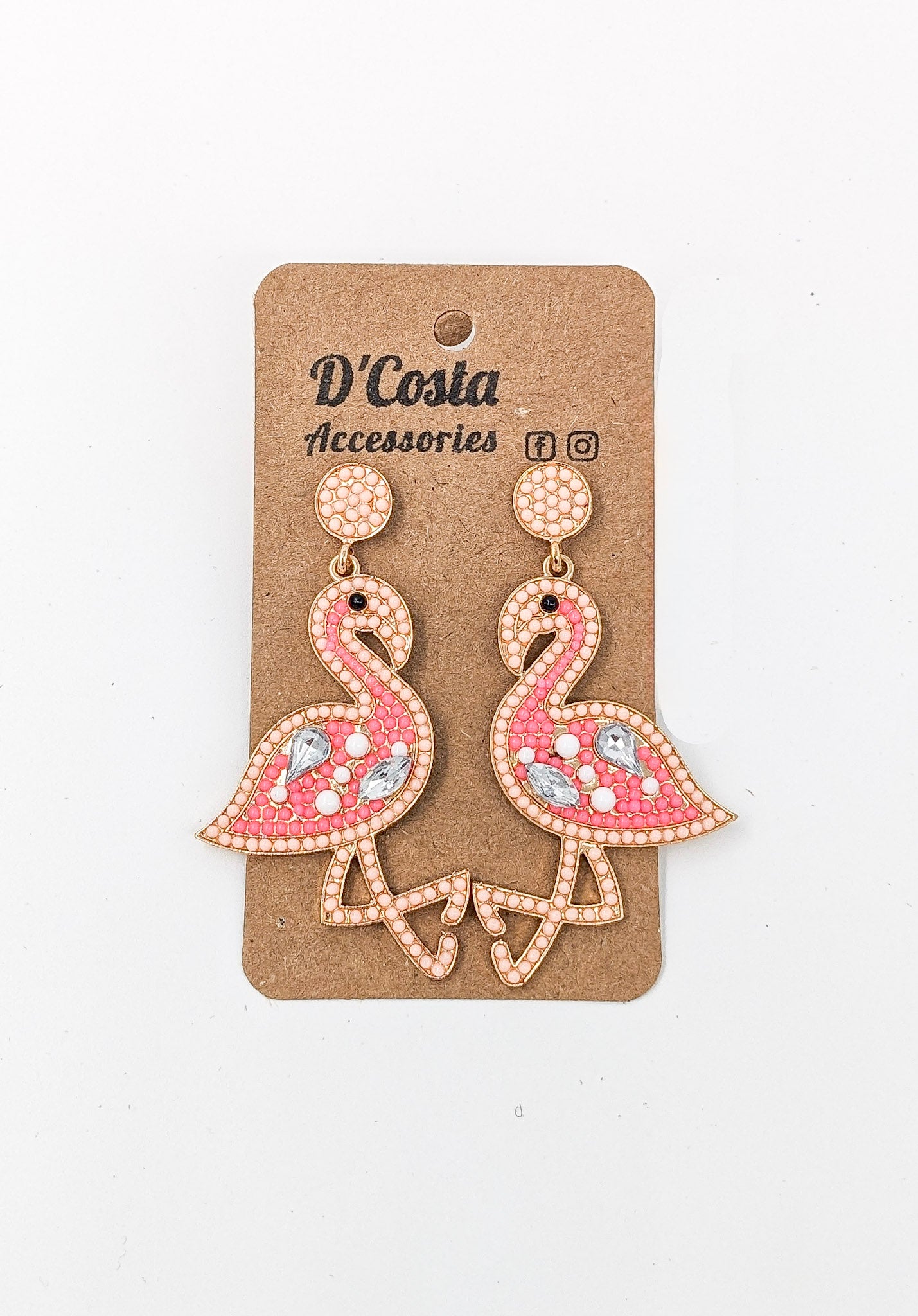 Pink Flamingo Earrings
