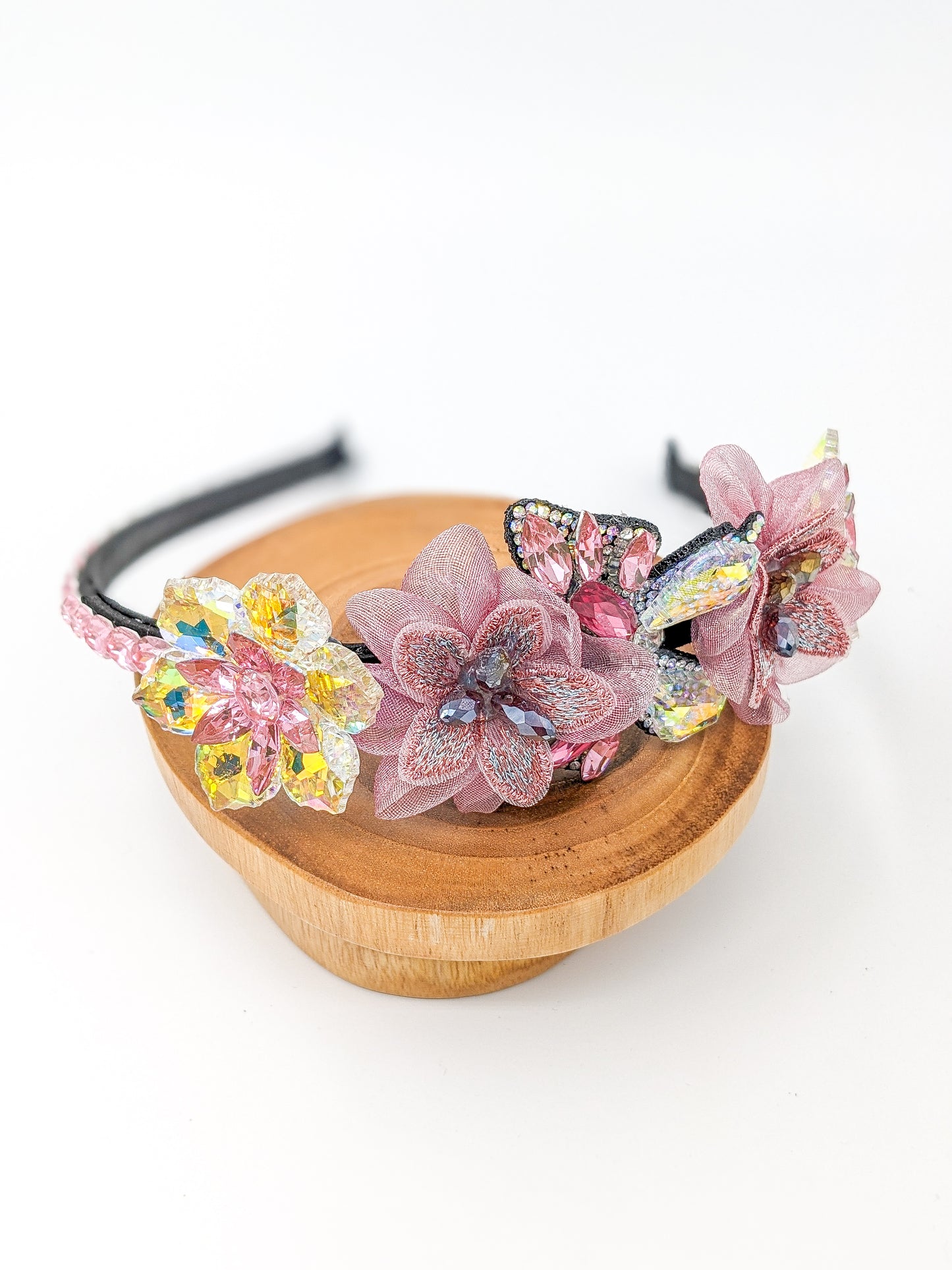 Baroque Blossom Butterfly Headband