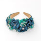 Emerald Blossom Luxe Headband