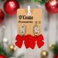 Christmas Bow Earrings