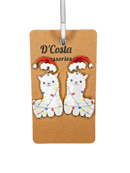 Christmas Llama Earrings