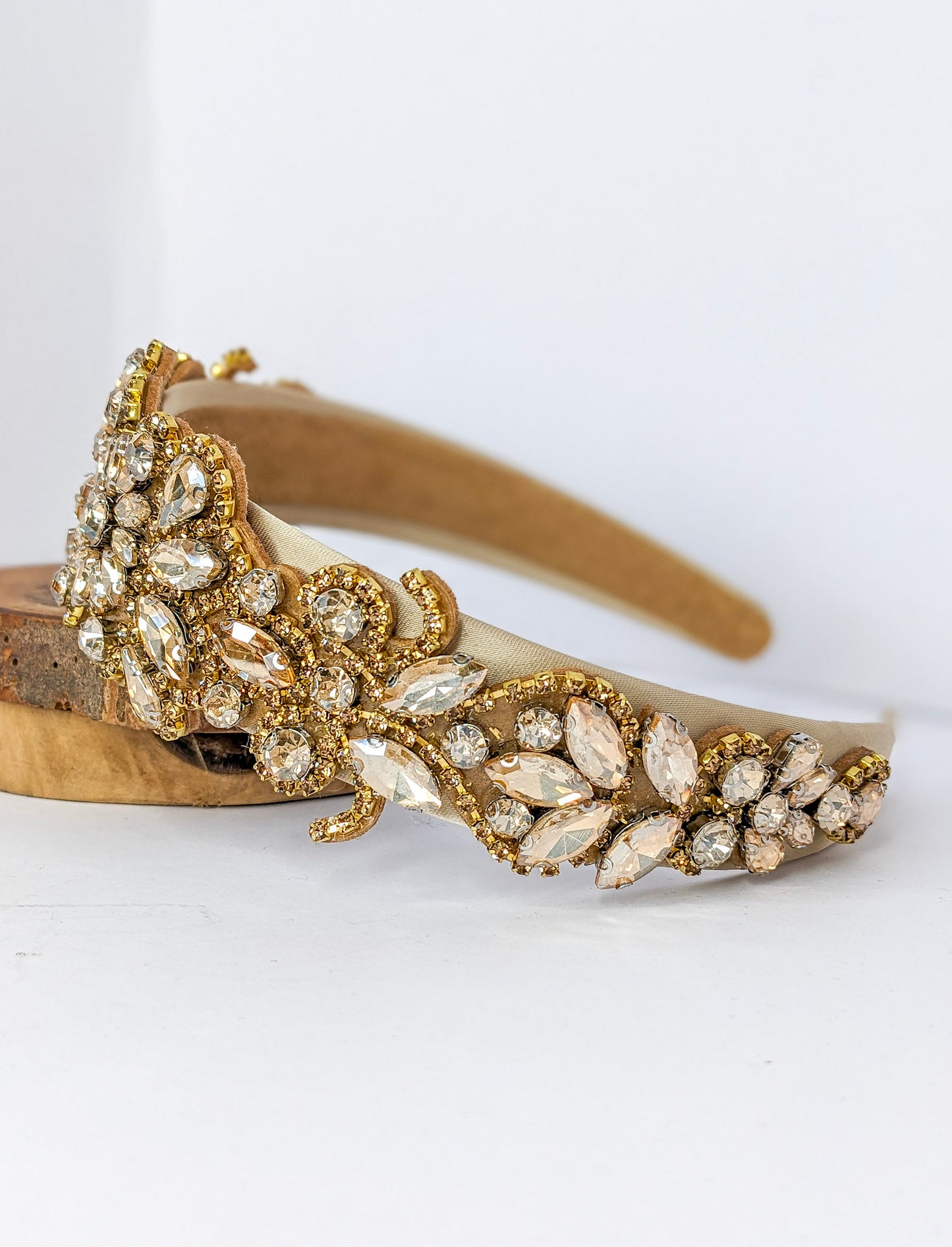 Gold Baroque Rhinestone Headband