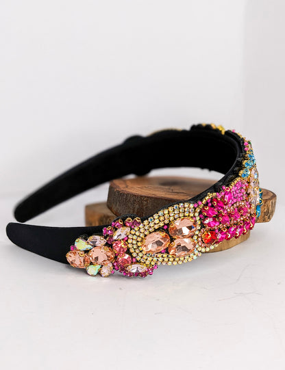 Colouful Baroque Rhinestone Headband