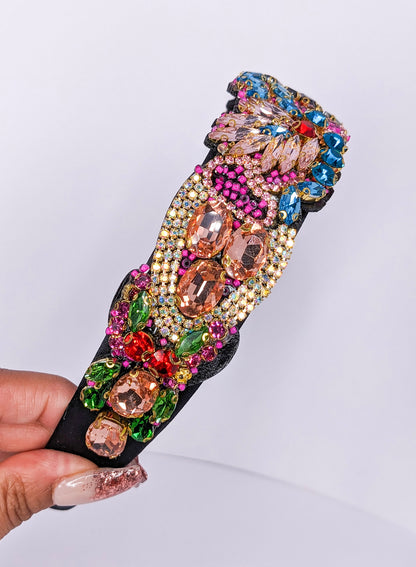 Colouful Baroque Rhinestone Headband