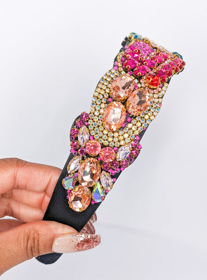 Colouful Baroque Rhinestone Headband