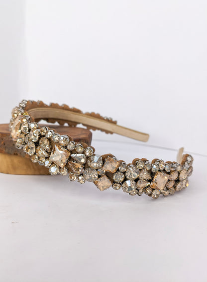 Champagne Rhinestone Headband