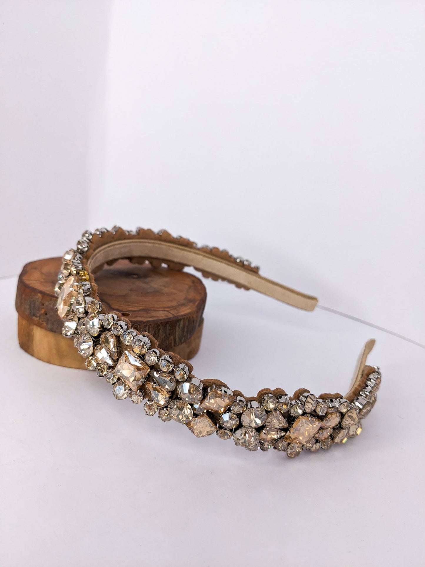 Champagne Rhinestone Headband