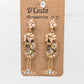 Sparkling Champagne Flute Earrings