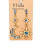 Celestial Asymmetrical Earrings