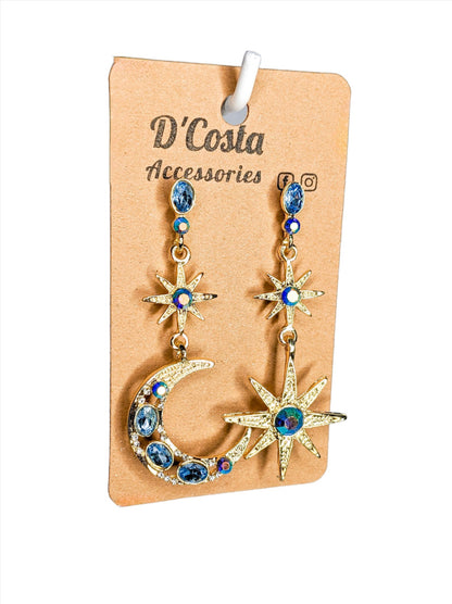 Celestial Asymmetrical Earrings