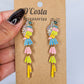 Exotic Bird Statement Earrings