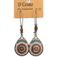 Bronze Boho Drop Earrings