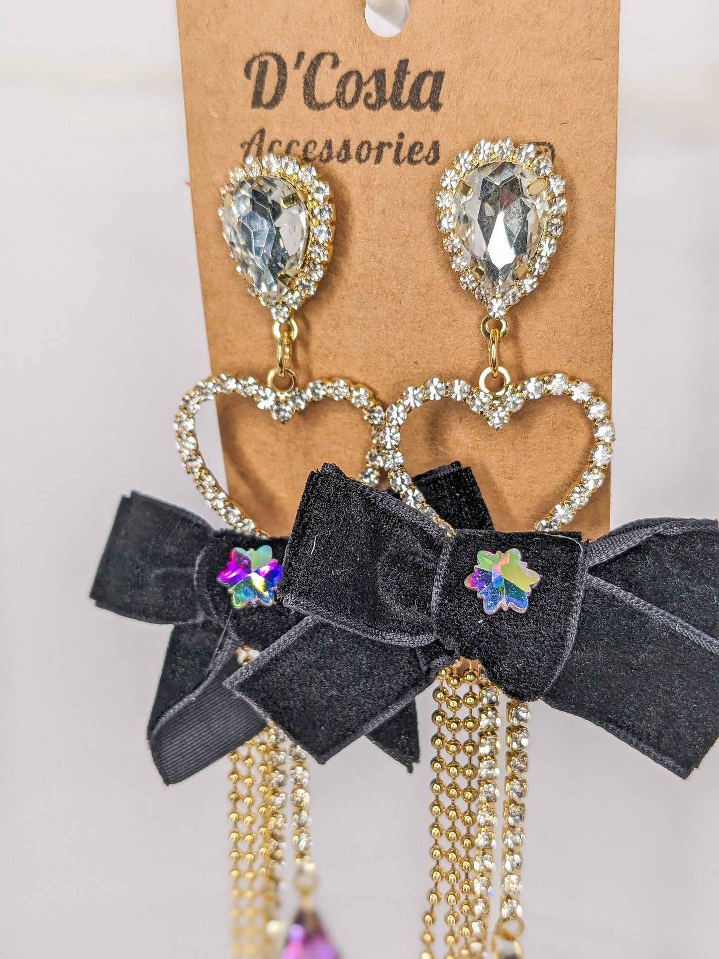 Velvet Bow Earrings