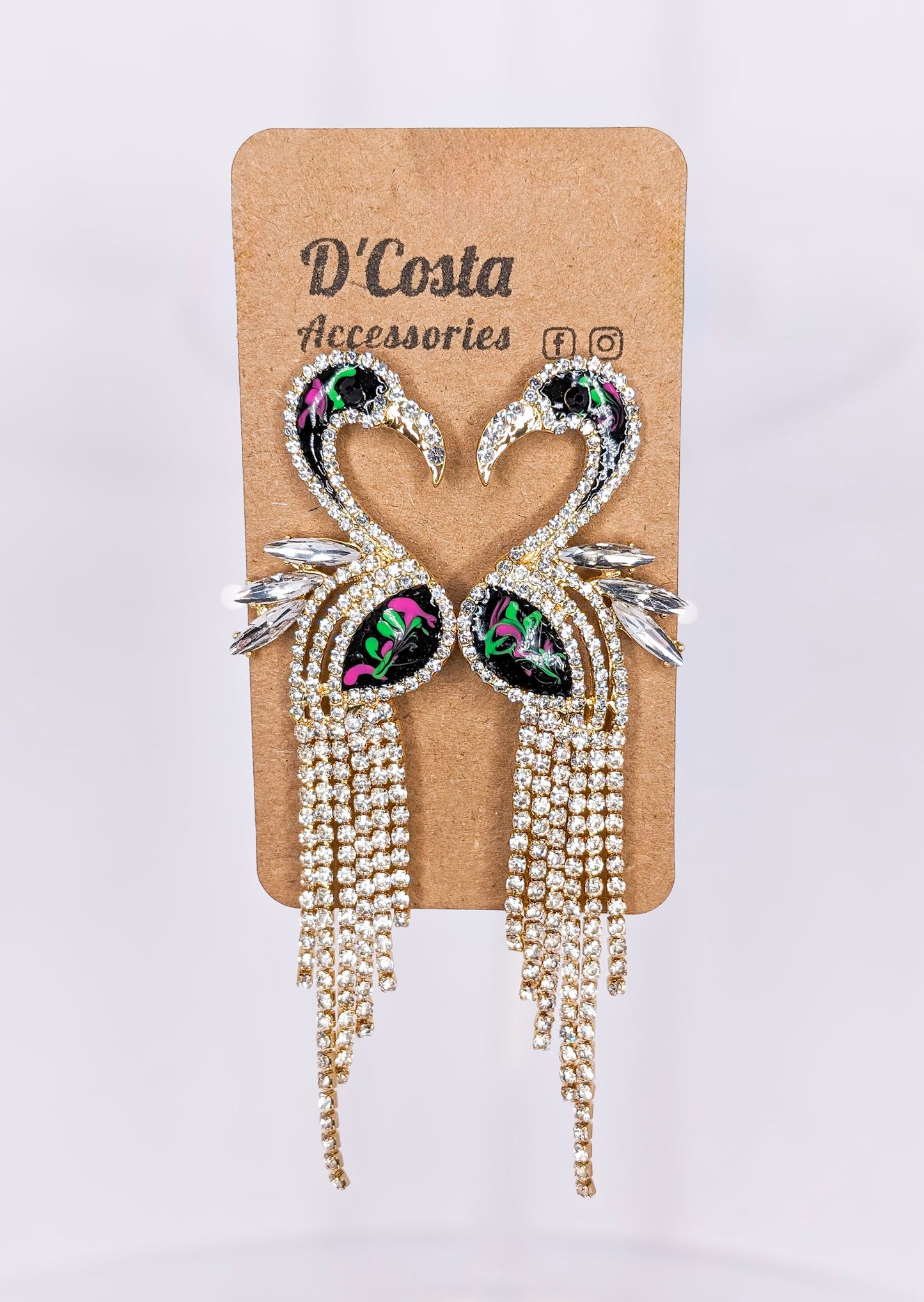 Elegant Royal Ibis Earrings