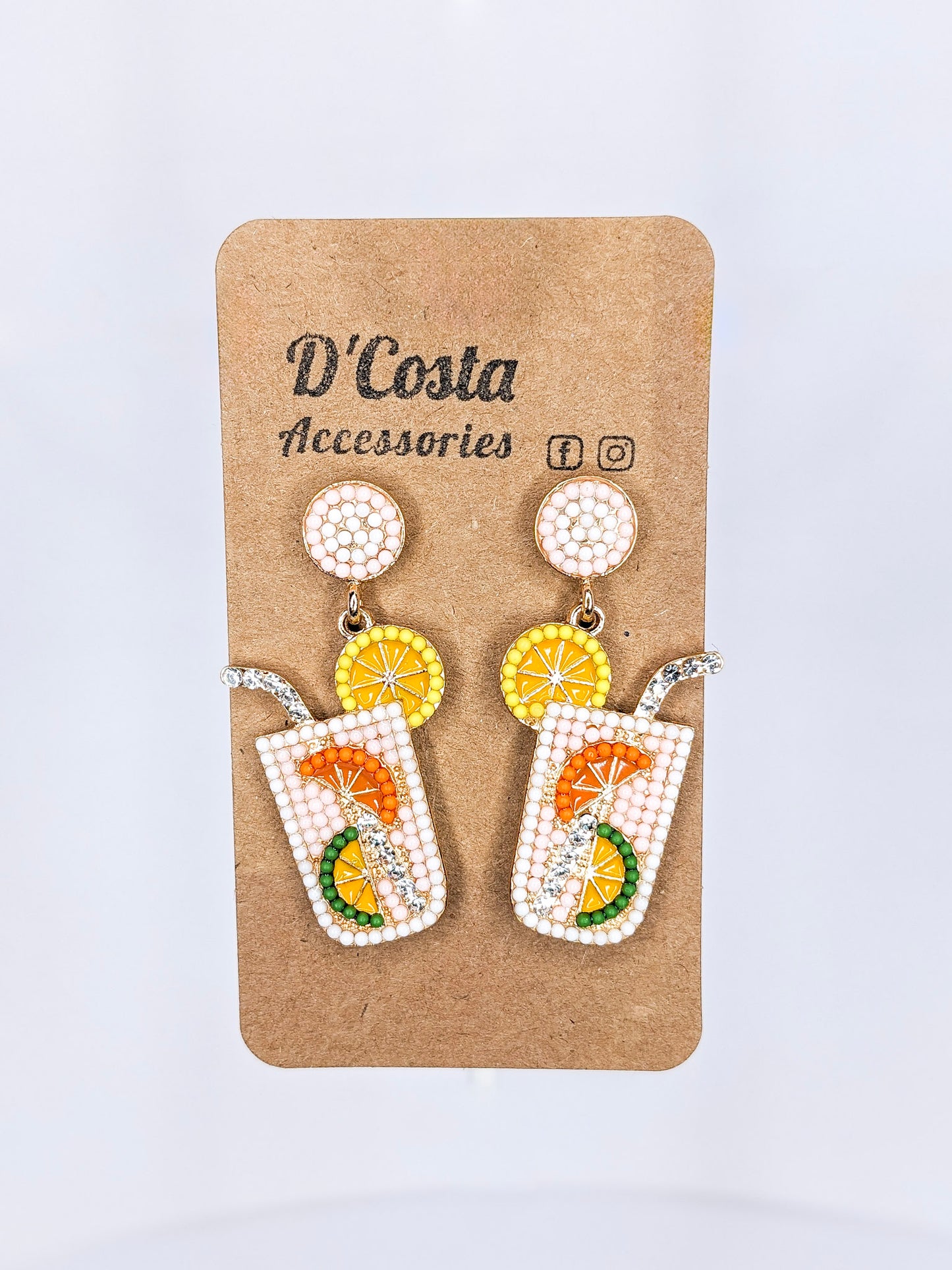 Summer Cocktail Earrings