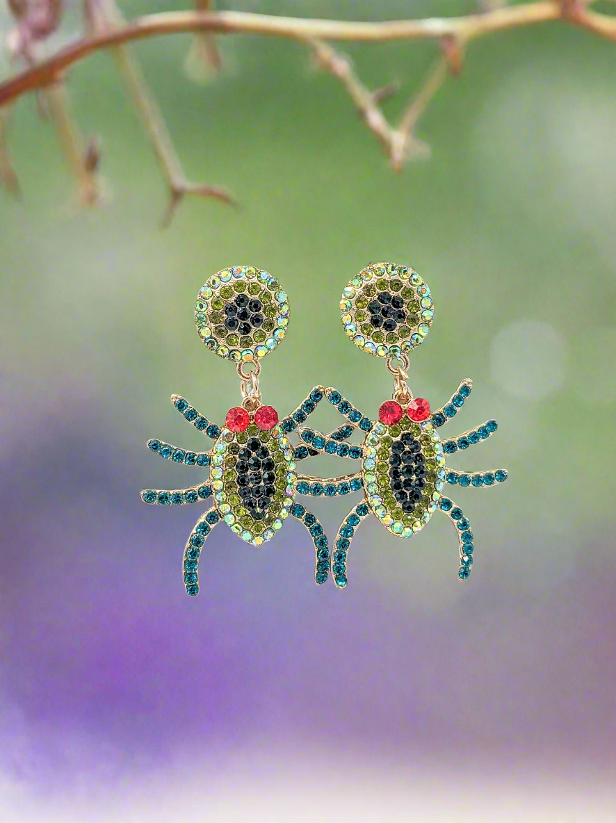 Spooky Spider Earrings