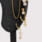 Gold Chain Earring Set