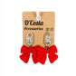 Christmas Bow Earrings