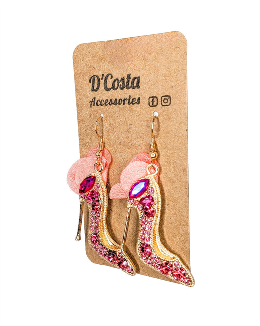 Pink Princess Stiletto Earrings