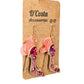 Pink Princess Stiletto Earrings