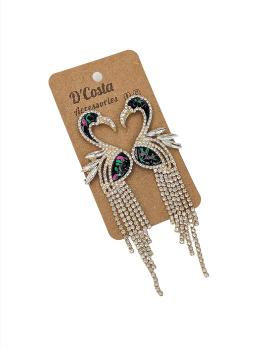 Elegant Royal Ibis Earrings