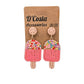 Pink Popsicle Earrings