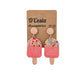 Pink Popsicle Earrings