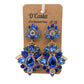 Royal Blue Chandelier Earrings