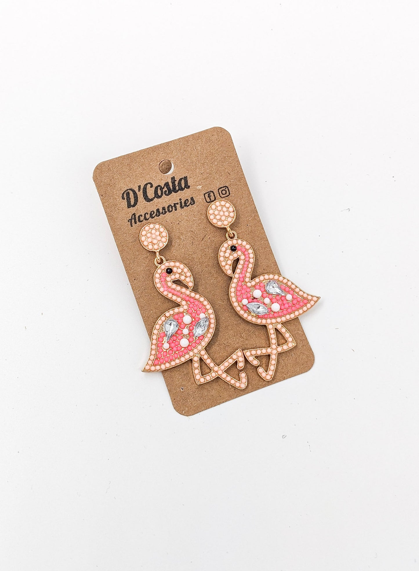 Pink Flamingo Earrings