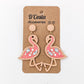 Pink Flamingo Earrings