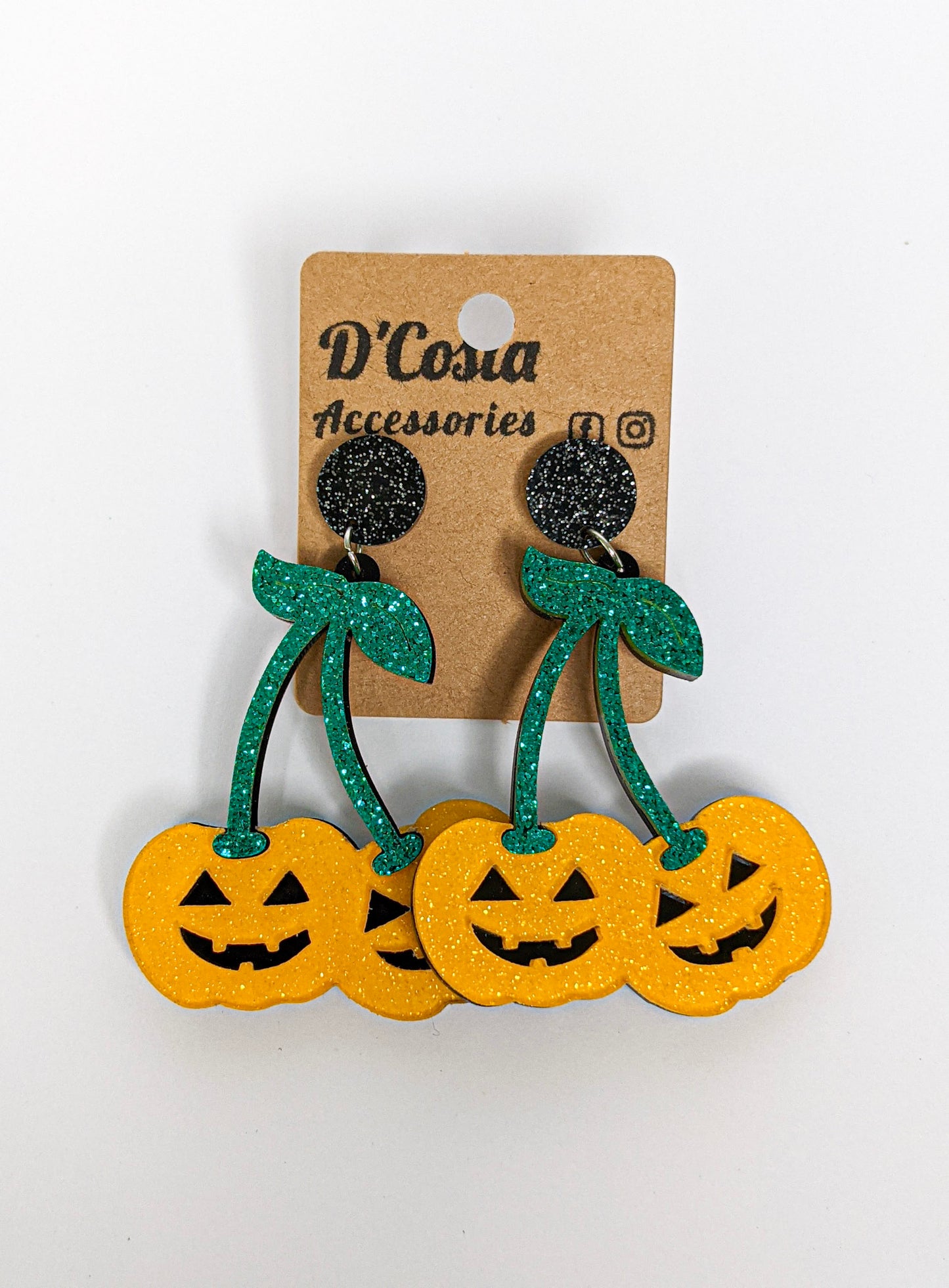 Spooky Jack-O-Lantern Earrings