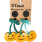 Spooky Jack-O-Lantern Earrings