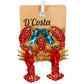 Sparkly Diamante Lobster Earrings