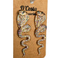 Rhinestone Cobra Earrings