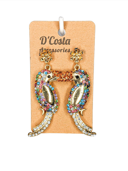 Bling Toucan Earrings