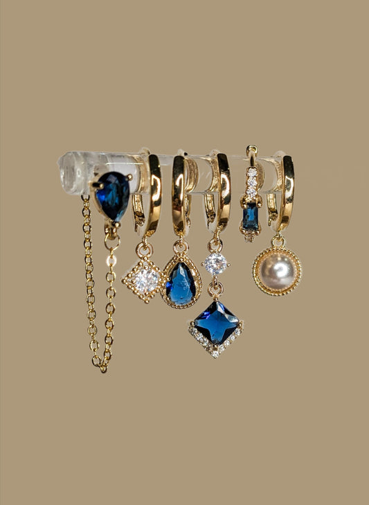Blue and Gold 6-Piece Set