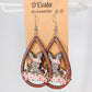 Floral Easter Bunny Earrings